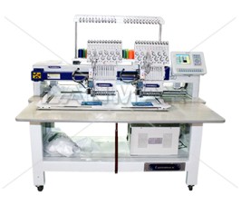 Bordadeira de 2 cabeças com aplicador de lantejoula LM-Y-0212L